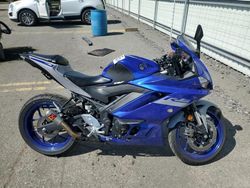 Salvage motorcycles for sale at Pennsburg, PA auction: 2021 Yamaha YZFR3 A