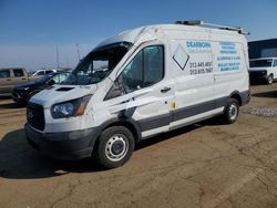Salvage trucks for sale at Woodhaven, MI auction: 2019 Ford Transit T-150