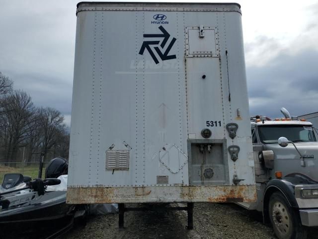 2007 Hyundai Translead V12530152-AJS DRY Van Trailer