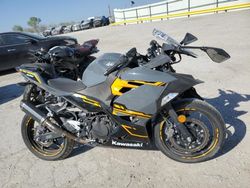 Salvage motorcycles for sale at Wichita, KS auction: 2018 Kawasaki EX400