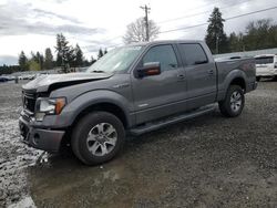 Ford f-150 salvage cars for sale: 2012 Ford F150 Supercrew