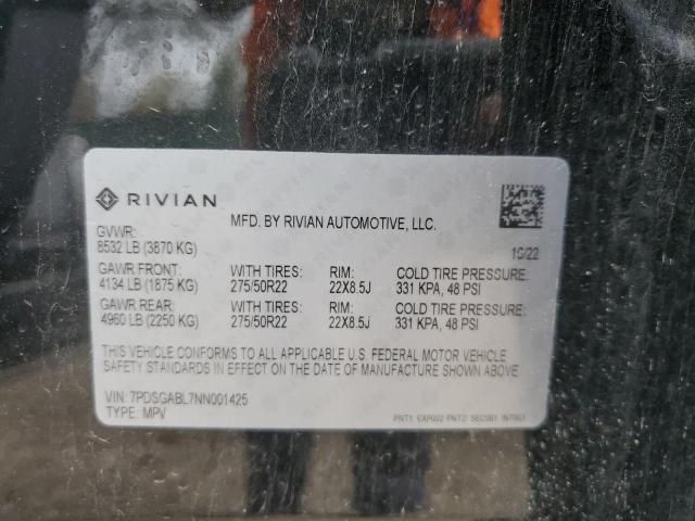 2022 Rivian R1S Launch Edition