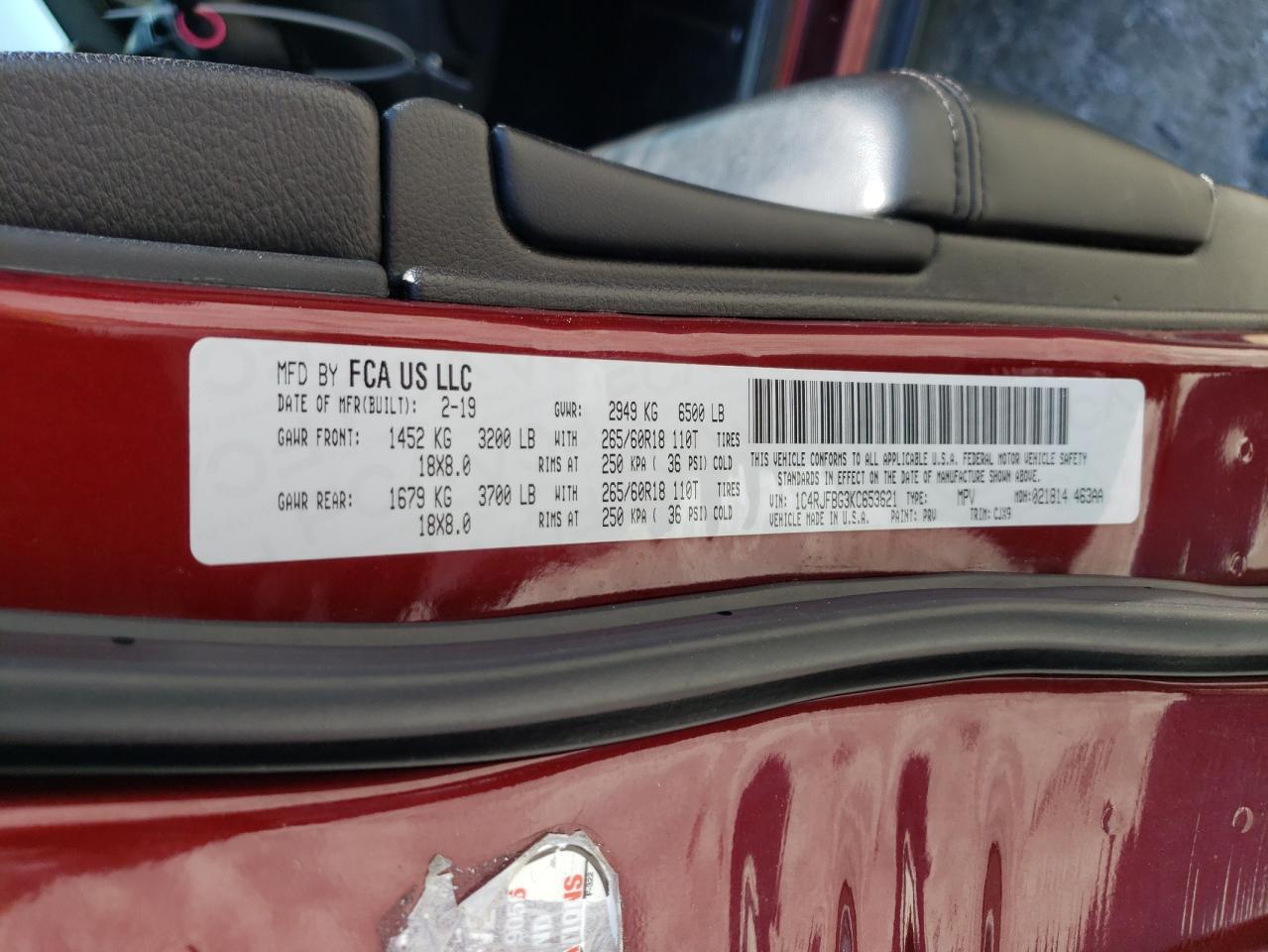 2019 Jeep Grand Cherokee Limited