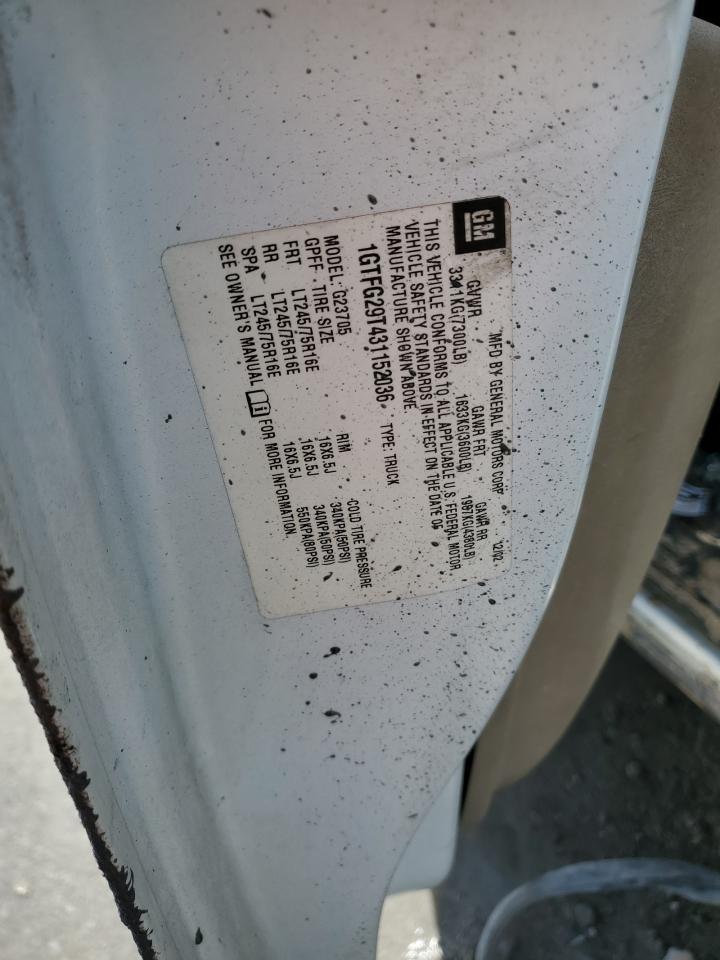 2003 GMC Savana G2500