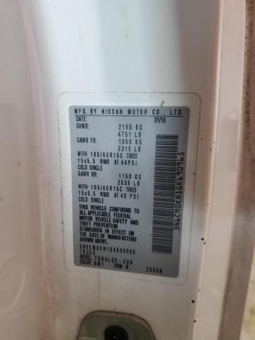 2016 Nissan NV200 2.5S