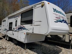 Salvage trucks for sale at West Warren, MA auction: 2003 Keystone 2003 Dutchman Montana