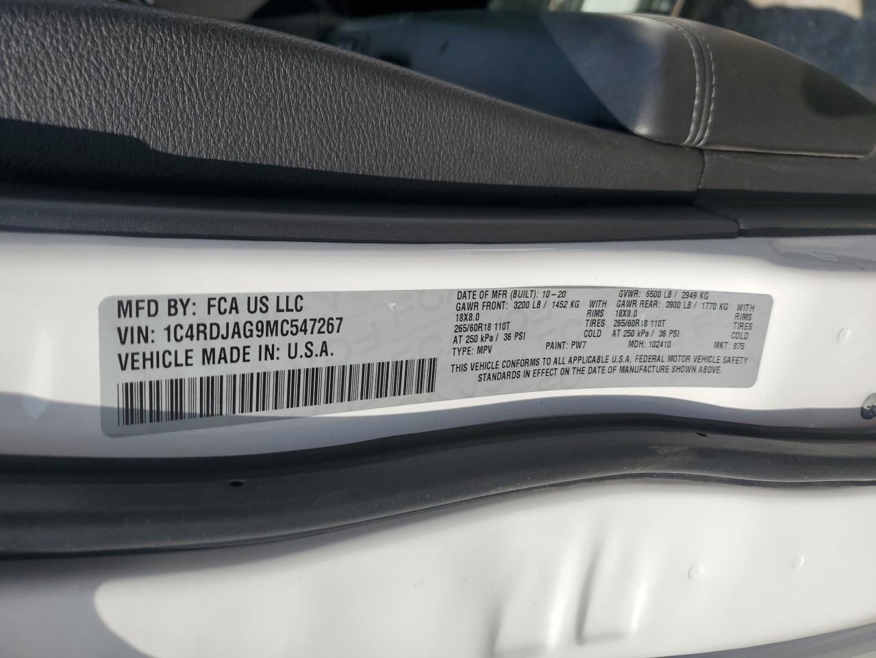 2021 Dodge Durango sxt