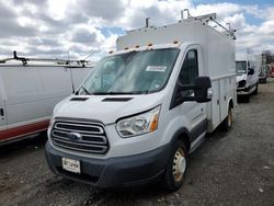 Salvage trucks for sale at Ellwood City, PA auction: 2016 Ford Transit T-350 HD
