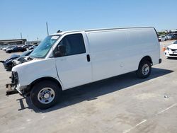 Salvage trucks for sale at Grand Prairie, TX auction: 2020 Chevrolet Express G2500