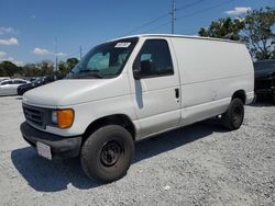 Ford salvage cars for sale: 2003 Ford Econoline E350 Super Duty Van