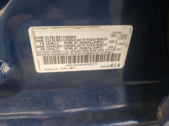 2003 Mitsubishi Outlander XLS