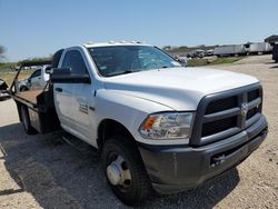Salvage trucks for sale at Wilmer, TX auction: 2015 Dodge RAM 3500 Flatbed Pickup Truck