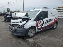 Salvage trucks for sale at Miami, FL auction: 2017 Ford Transit Connect XL