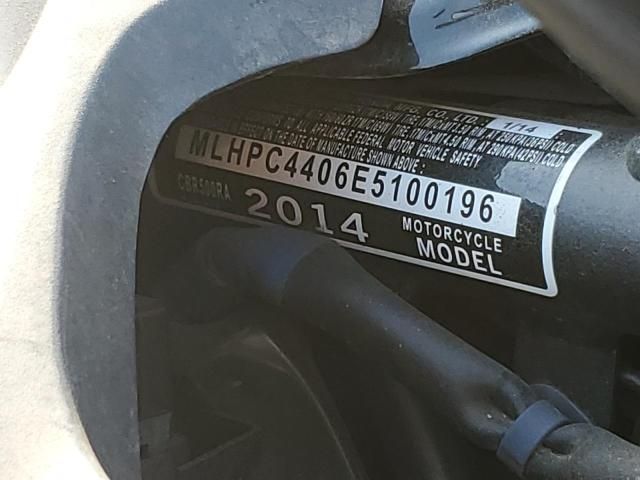 2014 Honda CBR500 RA-ABS