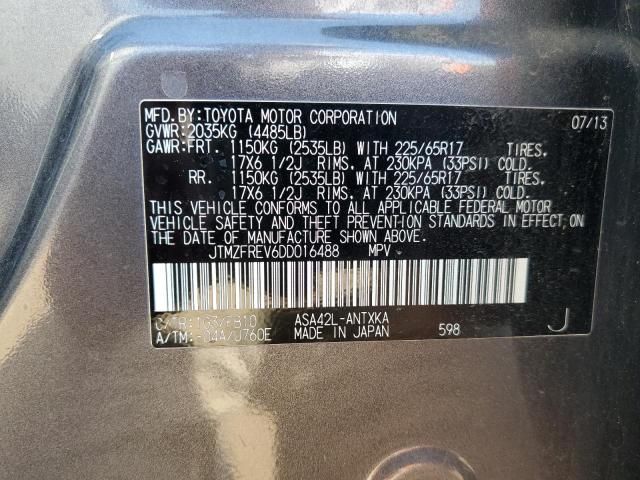 2013 Toyota Rav4 LE