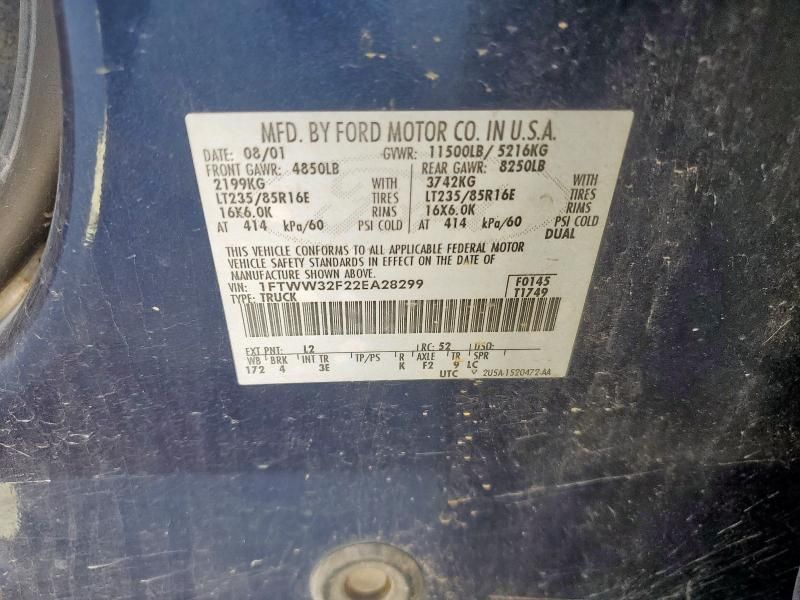 2002 Ford F350 Super Duty