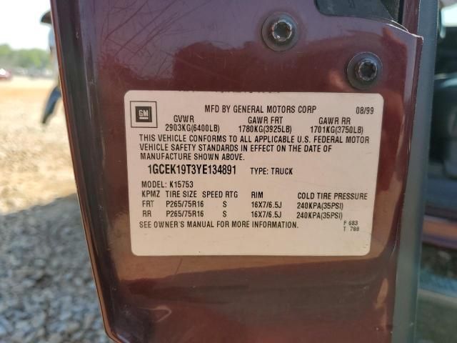 2000 Chevrolet Silverado K1500