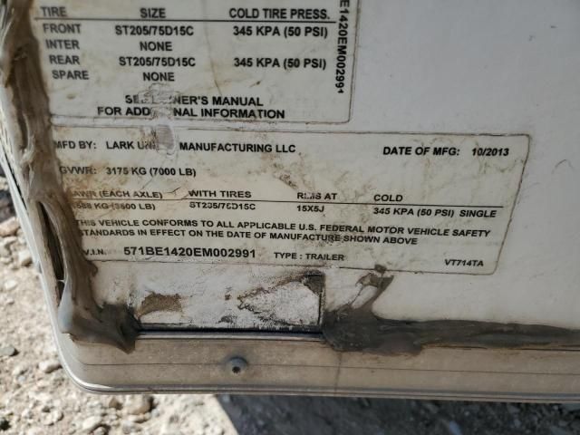 2014 Lark United VT714TA Enclosed Cargo Trailer