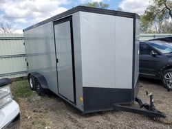 Salvage trucks for sale at Pekin, IL auction: 2022 Haulmark TSV716T2 Enclosed Cargo Trailer