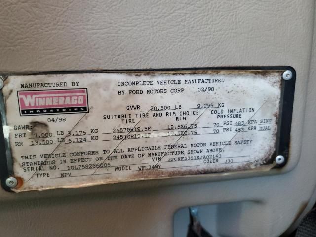 1999 Ford F550 Super Duty Stripped Chassis