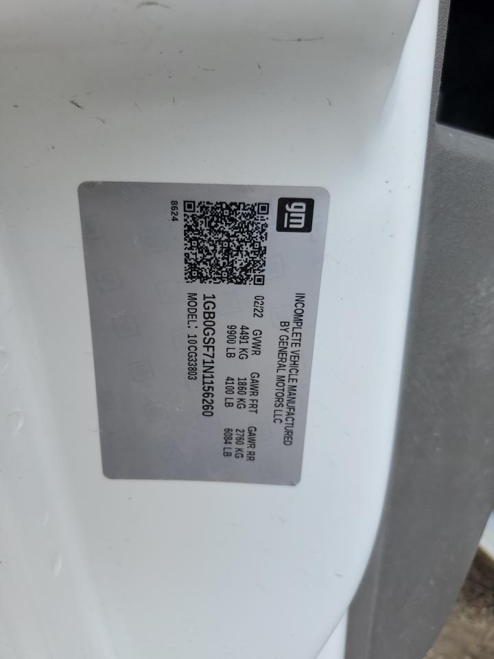 2022 Chev Rolet Express G3500