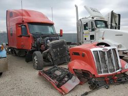 Salvage trucks for sale at Des Moines, IA auction: 2022 Peterbilt 579 Semi Truck
