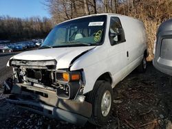 Salvage trucks for sale at Marlboro, NY auction: 2008 Ford Econoline E350 Super Duty Van