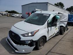 Salvage cars for sale from Copart Sacramento, CA: 2019 Ford Transit Connect XLT