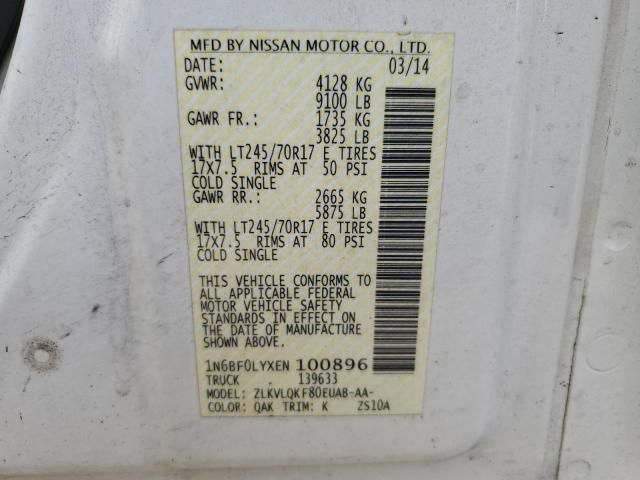 2014 Nissan NV 2500