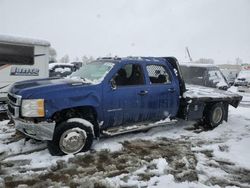 Salvage trucks for sale at Billings, MT auction: 2013 Chevrolet Silverado K3500 LT
