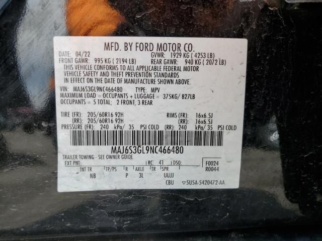 2022 Ford Ecosport SE