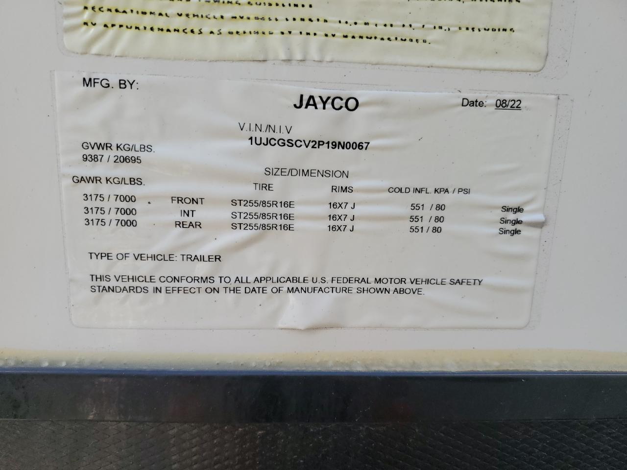 2023 Jayco Seismic