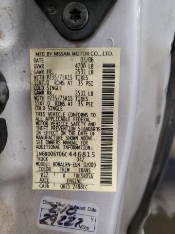 2006 Nissan Frontier King Cab XE
