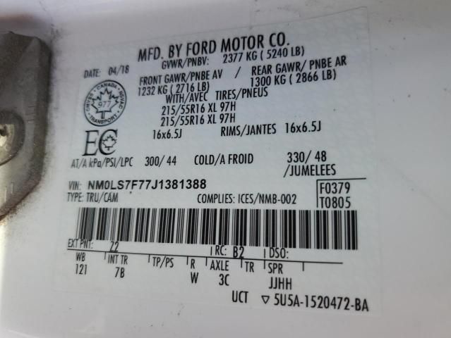 2018 Ford Transit Connect XLT