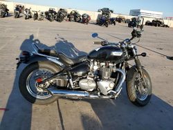 Triumph salvage cars for sale: 2018 Triumph Bonneville Speedmaster