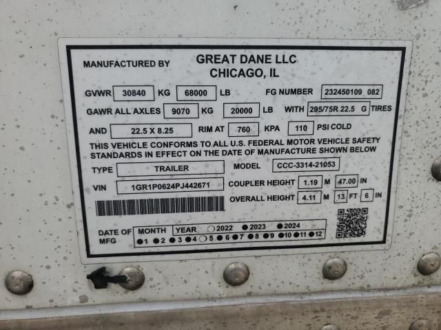 2023 Great Dane 2023 Great Dane CCC-3314-21053 DRY Van Trailer