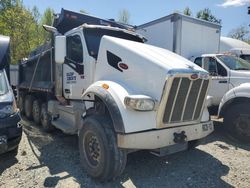 Salvage trucks for sale at Mebane, NC auction: 2019 Peterbilt 567 Dump Truck
