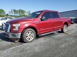 Salvage cars for sale from Copart Spartanburg, SC: 2015 Ford F150 Supercrew