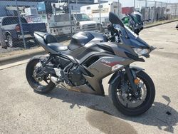 Salvage motorcycles for sale at Moraine, OH auction: 2022 Kawasaki EX650 N