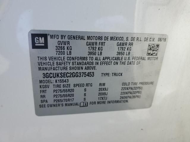 2016 Chevrolet Silverado K1500 LTZ