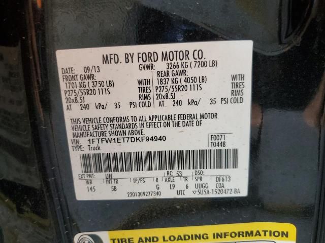 2013 Ford F150 Supercrew