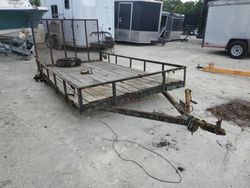 Salvage trucks for sale at Ocala, FL auction: 2004 Trail King 2004 Utility Trailer