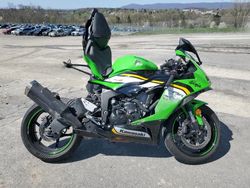 Salvage motorcycles for sale at Chambersburg, PA auction: 2025 Kawasaki ZX636 K