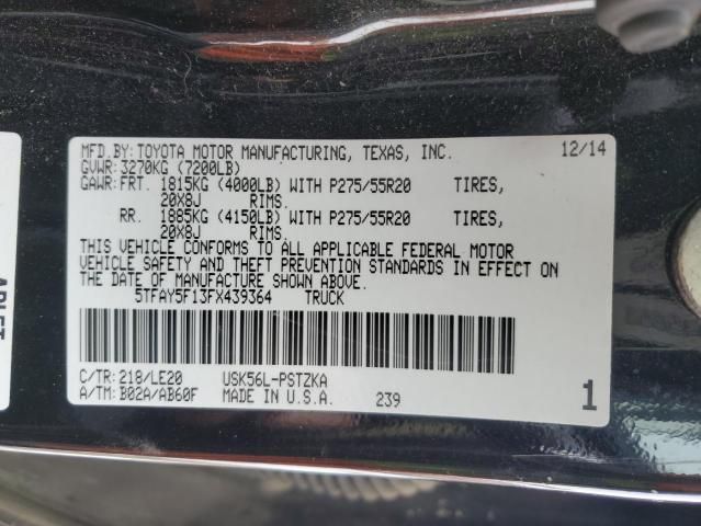 2015 Toyota Tundra Crewmax 1794
