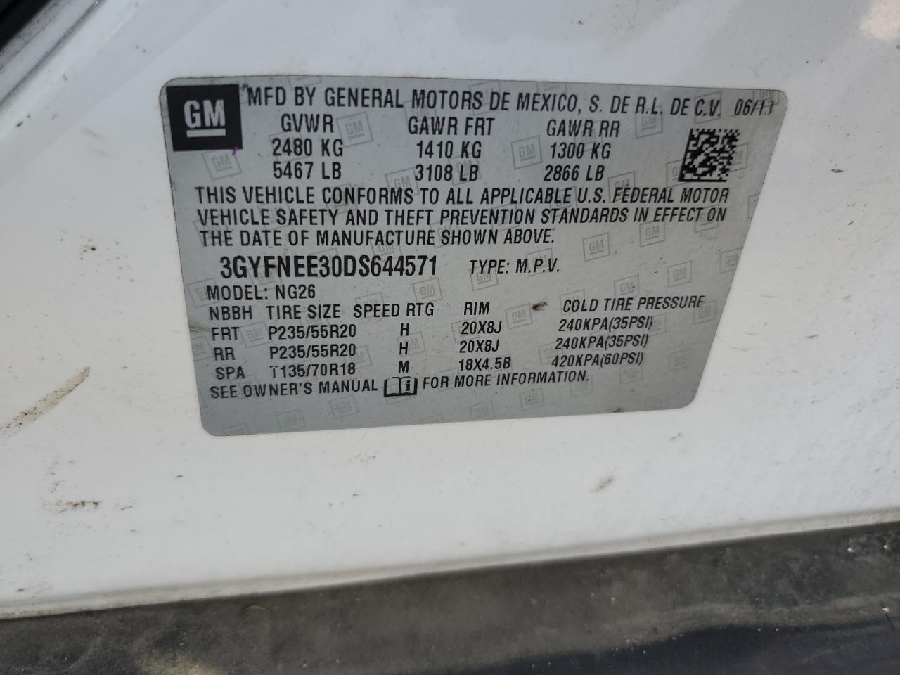 2013 Cadillac Srx Premium Collection