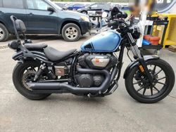 Salvage motorcycles for sale at Hillsborough, NJ auction: 2015 Yamaha XVS950 CU
