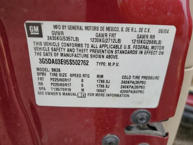 2005 Buick Rendezvous cx