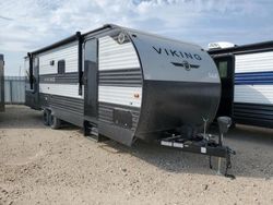 Salvage trucks for sale at Temple, TX auction: 2022 Viking Trailer
