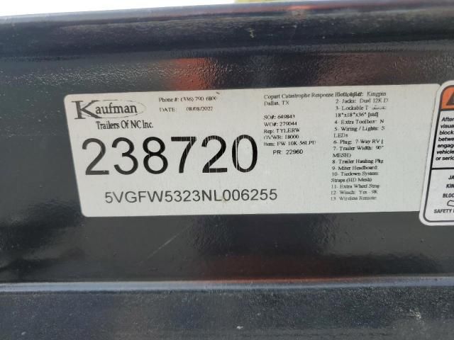 2022 Kaufman Car Carrier