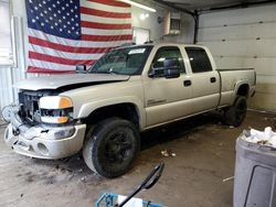 Salvage trucks for sale at Lyman, ME auction: 2004 GMC Sierra K2500 Heavy Duty